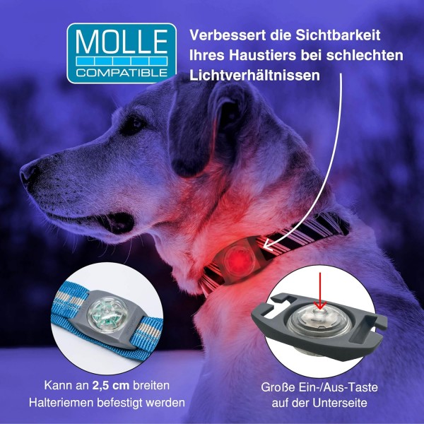 Kurgo Halsband Leuchte Molle Led Light