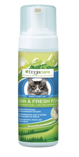 bogacare Erfrischungsschaum für Katzen 150ml