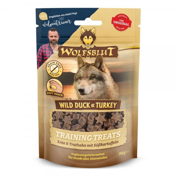 Wolfsblut Training Treats Wild Duck & Turkey 70gr.