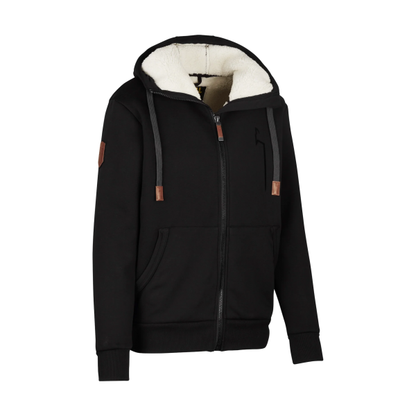 Dogger Hoodie gefüttert Herren Schwarz