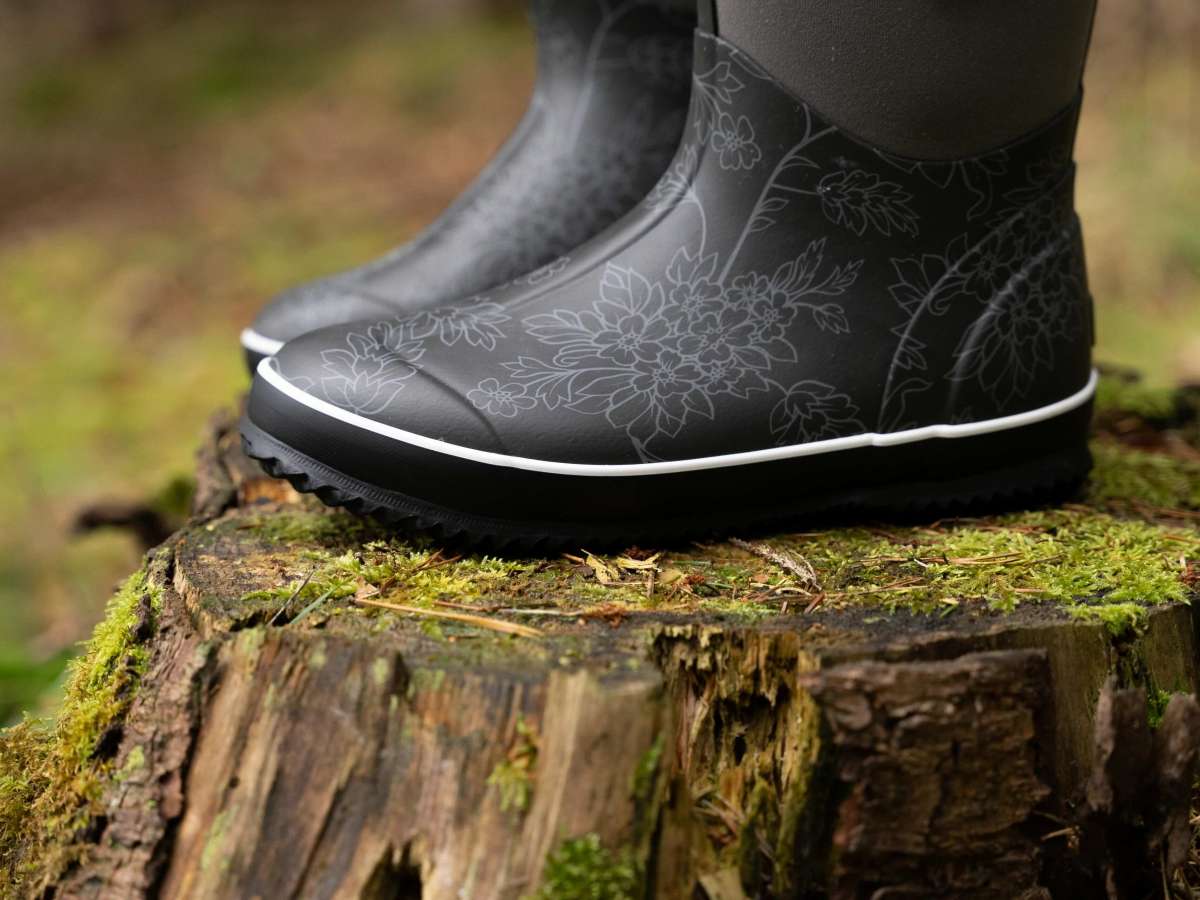 TwoTracks Neoprenstiefel Pia Grey Schuhe Stiefel Mensch