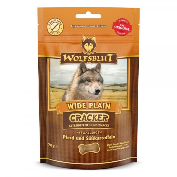 Wolfsblut Cracker Wide Plain mit Pferd & Süsskartoffel