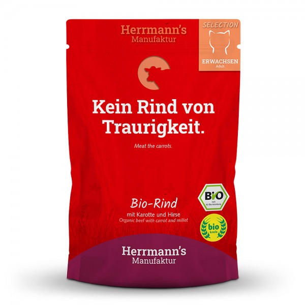 Hermann´s Bio Nassfutter für Katzen 100gr.