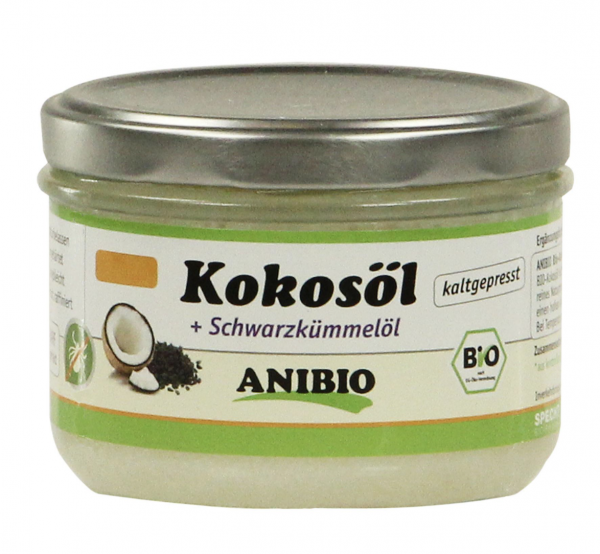 Anibio Kokosöl & Schwarzkümmelöl 200ml