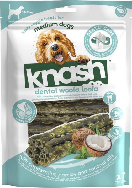 Knash Woofa-Loofa Minze Dental Kaustick
