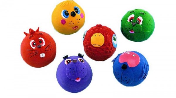 Gesichterbälle aus Latex