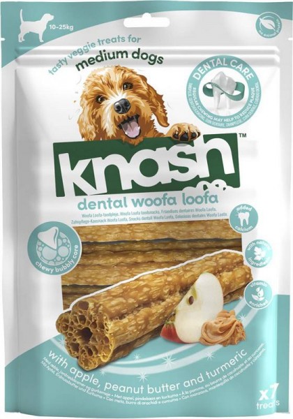 Knash Woofa-Loofa Apfel Dental Stick
