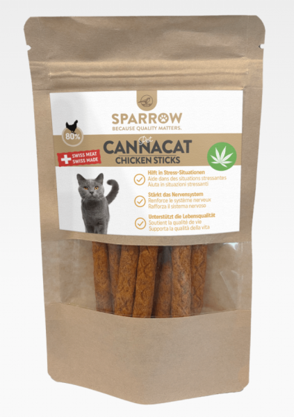 Sparrow Canna Cat Chicken Sticks 50g