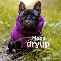 Dryup Cape Bademantel Mops Dryup Cape Bademantel Mops