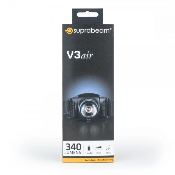 Suprabeam Stirnlampe mit Batterie