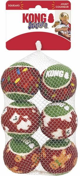 Kong Weihnachts-Tennisbälle 6er