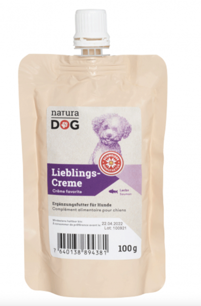 Belohnungspaste Lieblingscreme 100gr. Hund