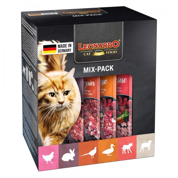 Leonardo Cat Food Mix-Pack 6x85g
