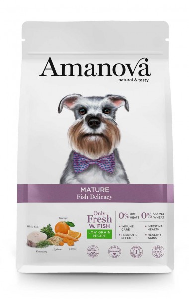 Amanova Senior All Breed Fish Weisser Fisch 2kg.