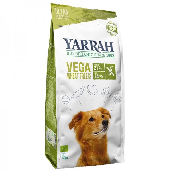 Yarrah Bio Ökologisches Hundefutter Vegan Weizenfrei